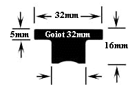 Goiot 32mm T-Track #152